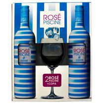Bebidas Vinovalie Vino Rose Piscine c/Copa 750ML - Cod Int: 4339