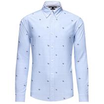 Camisa Tommy Hilfiger Masculino MW0MW12204-0GZ-01 L Copenhagen Blue