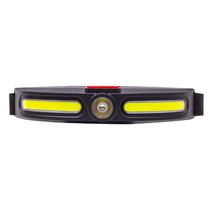Lanterna LED para Cabeca JS-920 Headlamp Ajustavel USB Recarregavel - Preto