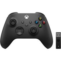 Controle Sem Fio Xbox + Adaptador Sem Fio para PC - Preto