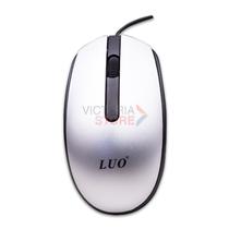 Mouse Wired Optical Dpi Luo LU-3049 com Fio / 1000DPI / USB-A - Cinza/Preto