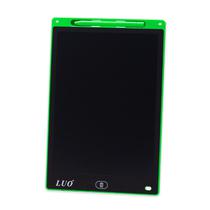 Painel de Escritura Tablet Luo LCD 12 Pulegadas LU-A61 Digital Grafico Eletronico Portatil Placa de Desenho Manuscrito Pad para Criancas Adultos Casa Escola Escritorio - Verde