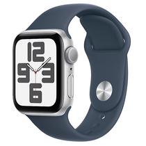 Apple Watch Se 2 (2023) MRE23LL/A - Bluetooth - Wi-Fi - 40MM - GPS - Silver Aluminum/Storm Blue Sport