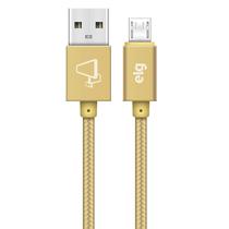 Cabo Micro USB Elg M520BG 2 Metros - Dourado