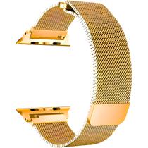 Correia Milanese Loop 4LIFE para Apple Watch Caixa de 42/44/45/49 MM - Dourado