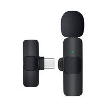 Microfone Sem Fio Yookie YE13 - USB Tipo C - para Celular - Preto