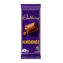 Barra de Chocolate Cadbury Ao Leite com Amendoas 82G