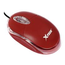 Mouse Optico X-Tech XT-MC760 USB Ate 2.000 Dpi - Vermelho