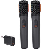 Sistema de Microfone JBL Partybox Wireless Mic com 2 Microfones - Preto