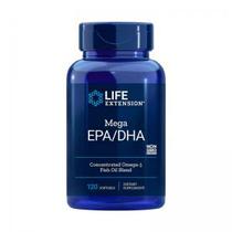 Mega Epa / Dha Concentated Omega 3 120 Softgels Life Extension