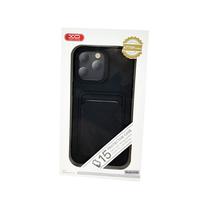 Capa Xo iPhone 15 Promax K28 Card Slot Tpu Black