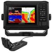 GPS Sonar Garmin Echomap UHD2 53CV + Transducer GT-20, Tela Ips, Sonda Downscan, Aceita Mapas Bluechart, Wifi