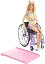 Boneca Barbie Em Cadeira de Rodas Mattel - HJT13