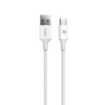 Cabo USB-A/USB-C Lightning Yookie CB1 com 1 Metro - Branco
