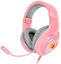Headset Gaming Redragon H260P-RGB Hylas Microfone Omnidireccional/50MM - Pink