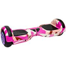 Scooter Eletrico Sonaki Smart Balance Wheel 6.5" Bluetooth/Speaker/Bolsa - Pink Camouflage