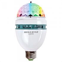 Lampada RGB Giratoria Megastar LS978 5W/Bivolt - Branco/Verde