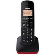 Telefone Sem Fio Panasonic KX-TGB310LAR 2V - Preto/Vermelho