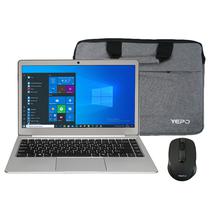 Notebook Yepo 737A Plus-N 13.3" Intel Celeron N4100 - Prata + Mouse + Estojo