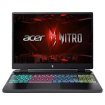 Notebook Gamer Acer Nitro 16 AN16-41-R9ZH AMD Ryzen 7 7840HS Tela Wqxga 16" / 16GB de Ram / 1TB SSD / Geforce RTX4070 8GB - Obsidian Preto (Ingles)