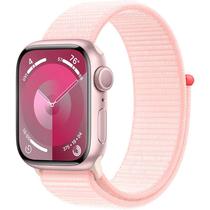 Apple Watch Series 9 MR9J3LL/A - Bluetooth - Wi-Fi - 45MM - GPS - Pink Aluminum/Light Pink Sport Loop