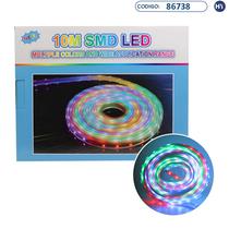 Fita LED SMD K0080 de 10 MTS - Flexivel Colorido - 220V