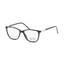 Armacao para Oculos de Grau Visard B2356-TR C3 Tam. 52-18-145MM - Preto/Dourado