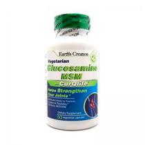 Glucosamine Chondroitin MSM Curqlife Earth's Creation 60 Capsulas Vegetariana