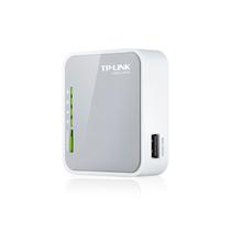 Roteador Wireless Portatil TP-Link TL-MR3020 - 3G/4G - 10/100MBPS - Cinza e Branco