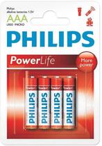 Pilha Philips AAA Alcalina LR03P4B/97 (4 Unidades)