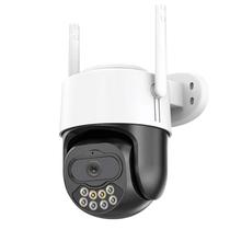 Camera de Seguranca Externa Inteligente Smart Wifi Dome 360 Outdoor P7-GX2-5V / 1080P / Microfone / Alarma / Dual Lens / 4G / App Ic See