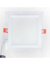 Ant_Panel LED Light Ponto de Vidrio Quadrado 3 Cor 6W