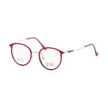 Armacao para Oculos de Grau Visard TR90 1819 C5 Tam. 42-12-138MM - Vermelho