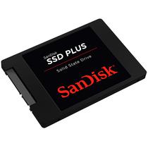 SSD de 240GB Sandisk Plus SDSSDA-240G-G26 530 MB/s de Leitura - Preto