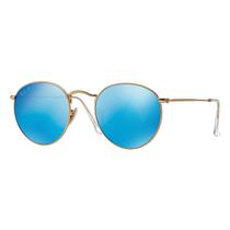 Oculos Ray Ban Masculino RB3447 112/4L 50 - Azul/Dourado