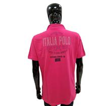 Ant_Camiseta La Martina Polo Masculino Eq.JMP600 05 Italia Volcano