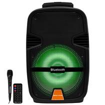 Caixa de Som Megastar SPA122BTK 12" 20.000 Watts P.M.P.O com Bluetooth/USB e Radio FM - Preta