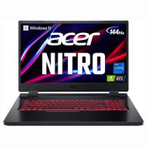 Notebook Gamer Acer Nitro 5 AN515-58-525P Intel Core i5 12500H Tela Full HD 15.6" / 8GB de Ram / 512GB SSD / Geforce RTX3050 4GB - Obsidian Preto (Ingles)