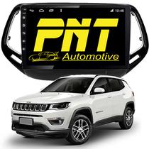 Central Multimidia PNT Jeep Compass And 13 2017/20 4GB/64GB/4G Octacore Carplay+And Auto Sem TV