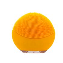 Ant_Limpador e Massageador Facial Goline Silicone / USB / 8 Velocidades / 300 Mah - Amarelo