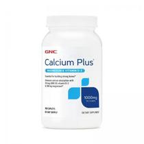 Calcium Plus GNC + Magnesium + Vitamin D3 180 Caplets