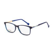 Armacao para Oculos de Grau Visard BF7112 C2 Tam. 53-16-140MM - Azul e Preto