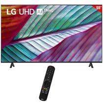 Smart TV LED 55" LG 55UR8750PSA 4K Ultra HD Webos Ai Thinq Wi-Fi/Bluetooth com Conversor Digital