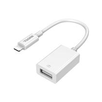 Cabo Adaptador USB/Lightning Yookiee YA11 - Branco