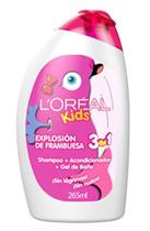 Shampoo Loreal Kids Franbuesa 3 Em 1 265ML