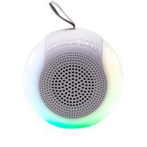 Caixa de Som / Speaker Mobile Light Modes MS-2234BT com Bluetooth / FM Radio / USB / LED Color Full / Recarregavel - Grey
