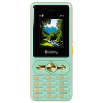 Celular Blulory A10 3 Sim Card / 2500MAH / FM / Bluetooth / Jogos / Tela 1.77 Pulegadas com Lanterna Inclusa - Light Blue