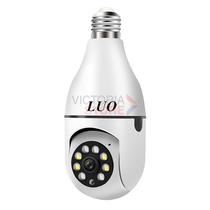 Camara de Seguranca Panoramica Lampada Smart Luo LU-E91 Wifi / 360O / IP66 / Deteccao Humana / Visao Noturna / App V380 Pro - Branco
