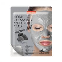 Mascara Facial Purederm Pore Cleansing Mud Sheet Volcanic Ash 1PC