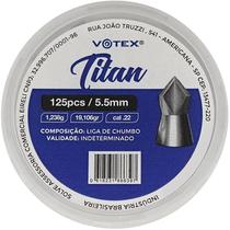 Chumbo Votex Titan 5.5MM (125 Unidades)